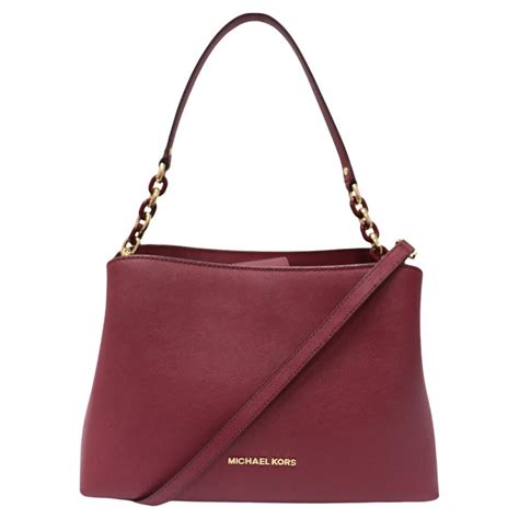 michael kors sophie top zip satchel|Sofia Large Saffiano Leather Satchel .